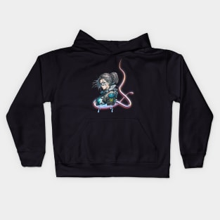 girl from the future Kids Hoodie